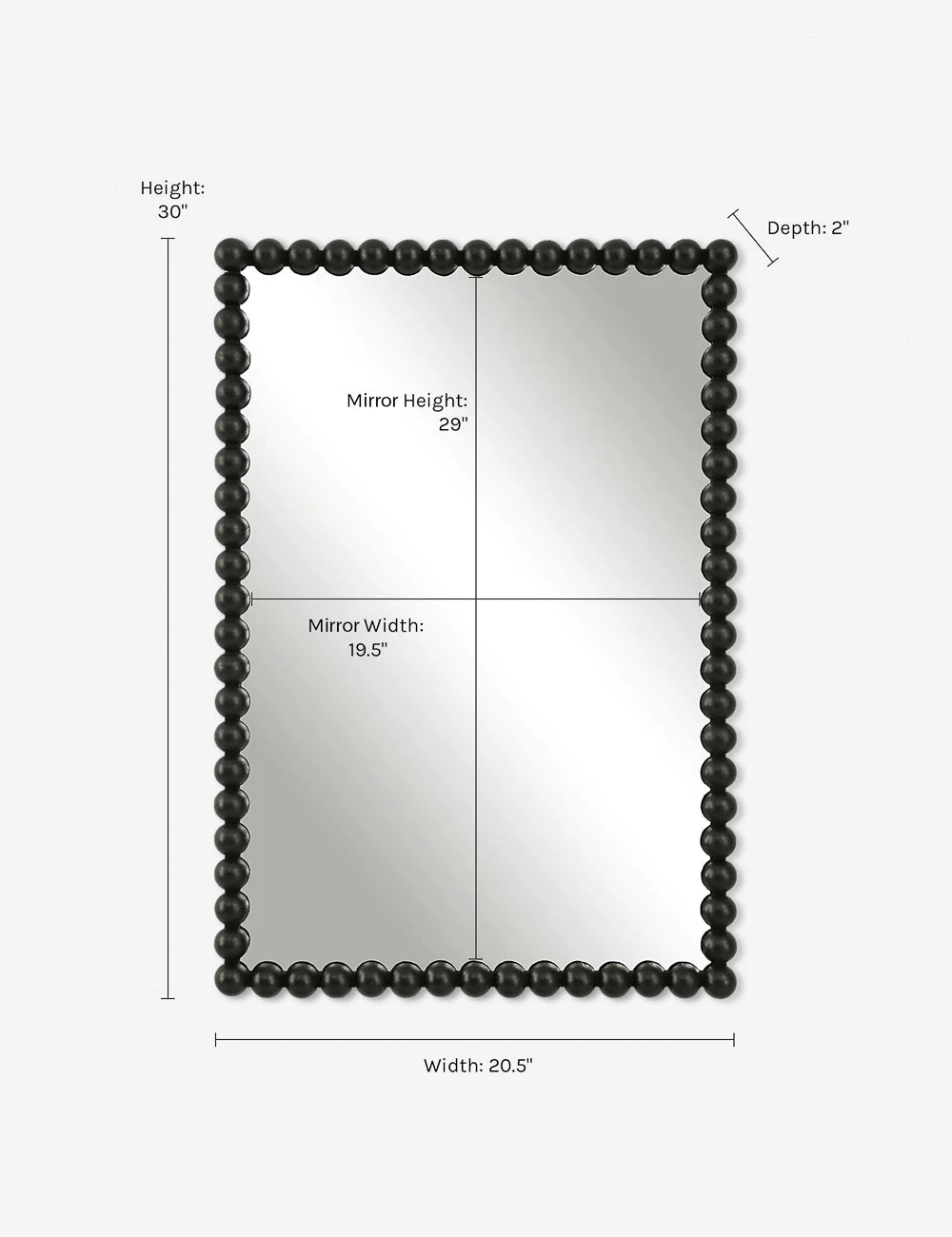 Whipple Rectangle Mirror 5 Whipple Rectangle Mirror - Image 5