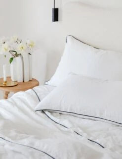 European Flax Piped Linen Duvet Set By Cultiver 11 European Flax Piped Linen Duvet Set By Cultiver -Household Furnishing Store 211222CULpad 3733 6c5d6956 f593 4bd8 9cfd 2e8ae845a465