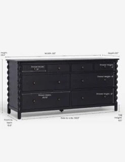 Topia 8-Drawer Dresser By Ginny Macdonald -Household Furnishing Store 9 Topia6DDresser Black16770
