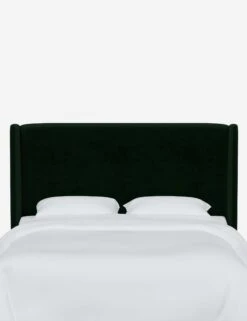 Adara Headboard -Household Furnishing Store AdaraHeadboard EmeraldVelvet 431FMHRVLVEMR 1