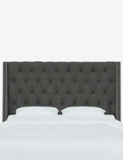 Admina Headboard 23 Admina Headboard -Household Furnishing Store AdminaHeadboard CharcoalLinen 120NB SVZMCHR 1