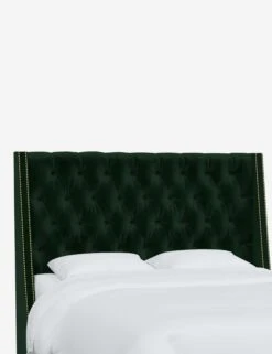 Admina Headboard 32 Admina Headboard -Household Furnishing Store AdminaHeadboard EmeraldVelvet 120NB GDMHRVLVEMR