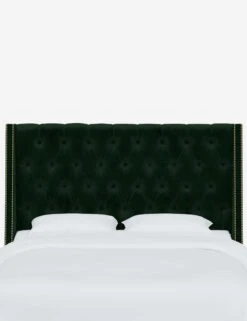 Admina Headboard 31 Admina Headboard -Household Furnishing Store AdminaHeadboard EmeraldVelvet 120NB GDMHRVLVEMR 1