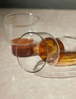 Aita Glass (Set Of 2) By Hudson Wilder 16 Aita Glass (Set Of 2) By Hudson Wilder -Household Furnishing Store AitaGlasswarebyHudsonWilder Amber 2196 SITECROP
