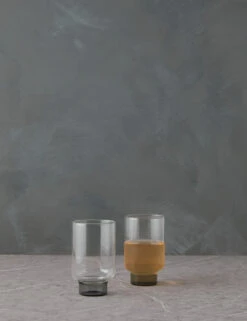 Aita Glass (Set Of 2) By Hudson Wilder 22 Aita Glass (Set Of 2) By Hudson Wilder -Household Furnishing Store AitaSmokeBaseTallGlass setof211945