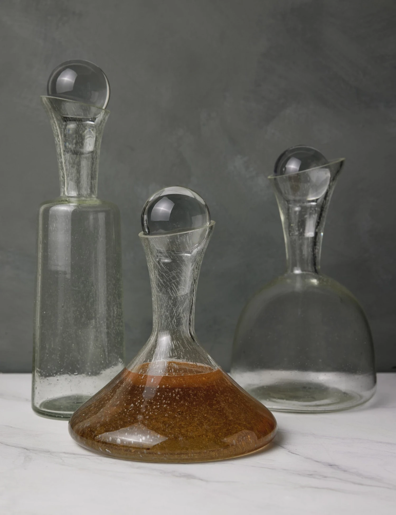Gillmore Decanters (Set Of 3) By Arteriors 1 Gillmore Decanters (Set Of 3) By Arteriors