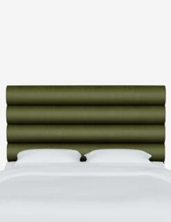 Bailee Headboard 36 Bailee Headboard -Household Furnishing Store BaileeHeadboard PineVelvet CHB0150MJSPN 1