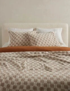 Basketweave Blanket By Sarah Sherman Samuel -Household Furnishing Store BasketweaveBlanket Umber Ivory A0656737 2 Product