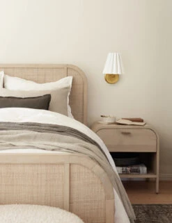 Matthews Sconce -Household Furnishing Store BedroomI 0636 FlutedLighting Brass