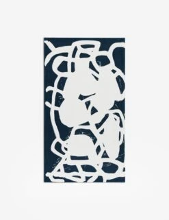 Seville Abstract Wall Art By ZBC House 20 Seville Abstract Wall Art By ZBC House -Household Furnishing Store Blue Blue 30 x53.5 L04727785099