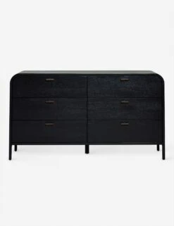 Brooke 6-Drawer Dresser 23 Brooke 6-Drawer Dresser -Household Furnishing Store Brooke6 DrawerDresser Black A0654294