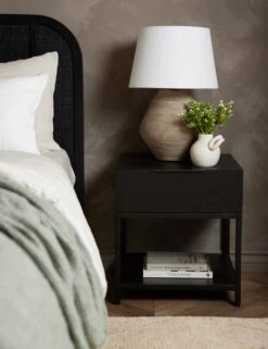 Dana Nightstand -Household Furnishing Store BrookeBed Black Queen A0654291 3659 1