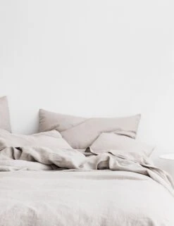 European Flax Linen Duvet Set By Cultiver -Household Furnishing Store CULTIVER Bed Smoke Grey