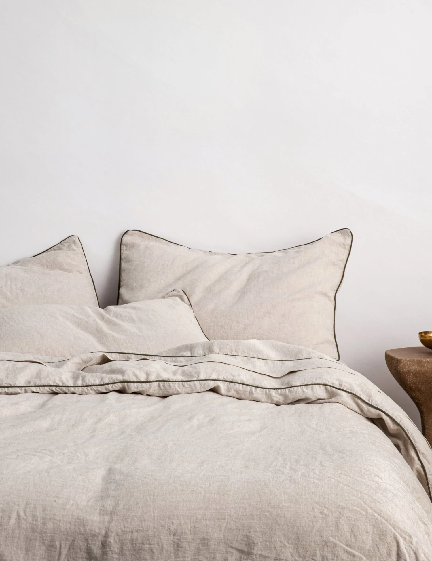 European Flax Piped Linen Duvet Cover By Cultiver 7 European Flax Piped Linen Duvet Cover By Cultiver - Image 7