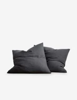 European Flax Linen Euro Pillowcases (Set Of 2) By Cultiver -Household Furnishing Store CULTIVER Slate Euro 90df9857 41ae 4cb0 b487 b33f6086f0d9