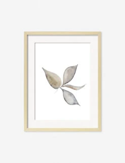 Faded Leaves Print By Céline Nordenhed 11 Faded Leaves Print By Céline Nordenhed -Household Furnishing Store CelineFadedLeavesNaturalFrame