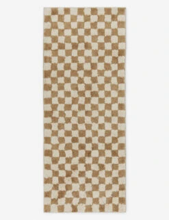 Checkerboard Bath Mat By Sarah Sherman Samuel -Household Furnishing Store CheckerboardBathMatbySarahShermanSamuel Cafe 2 x5 A0655745 5146