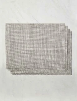 Basketweave Rectangle Placemat (set Of 4) By Chilewich 13 Basketweave Rectangle Placemat (set Of 4) By Chilewich -Household Furnishing Store ChilewichBasketweaveRectanglePlacemat Natural Setof4 6305