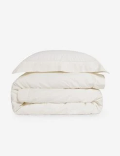 Classico Hemstitch Cotton Sateen Duvet Set By Pom Pom At Home 6 Classico Hemstitch Cotton Sateen Duvet Set By Pom Pom At Home -Household Furnishing Store ClassicoDuvetIvory Product