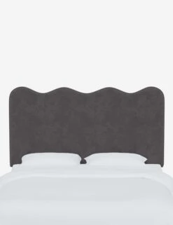 Clementine Headboard -Household Furnishing Store ClementineHeadboard SteelVelvet 1431FTTNSTL 1