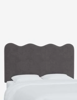 Clementine Headboard -Household Furnishing Store ClementineHeadboard SteelVelvet 1431FTTNSTL 4efbd91d 5c02 42cf 9652 c8ed0d9e4434