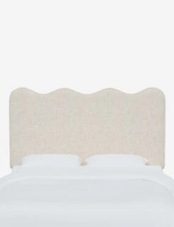 Clementine Headboard -Household Furnishing Store ClementineHeadboard TalcLinen 1431FLNNTLC 1