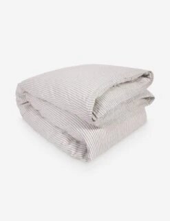 Connor Linen Cotton Duvet By Pom Pom At Home -Household Furnishing Store ConnorDuvet IvoryandDenim Product