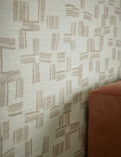 Crossmarks Grasscloth Wallpaper By Élan Byrd 6 Crossmarks Grasscloth Wallpaper By Élan Byrd -Household Furnishing Store CrossmarksGrassclothWallpaperbyElanByrd Ivory 1909 Lifestyle