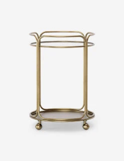 Nathalie Round Bar Cart -Household Furnishing Store DIN00237 1