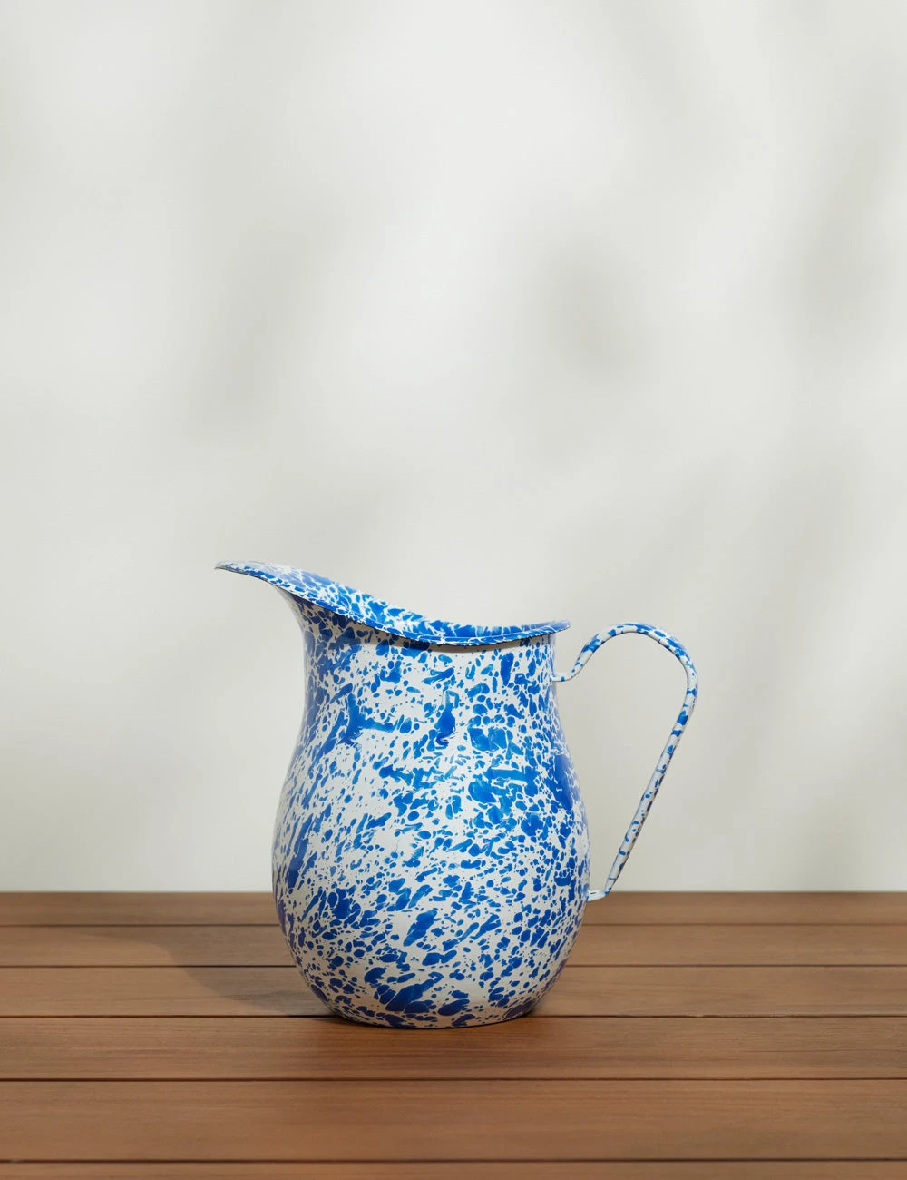 Enamelware Splatter Large Pitcher By Crow Canyon 1 Enamelware Splatter Large Pitcher By Crow Canyon
