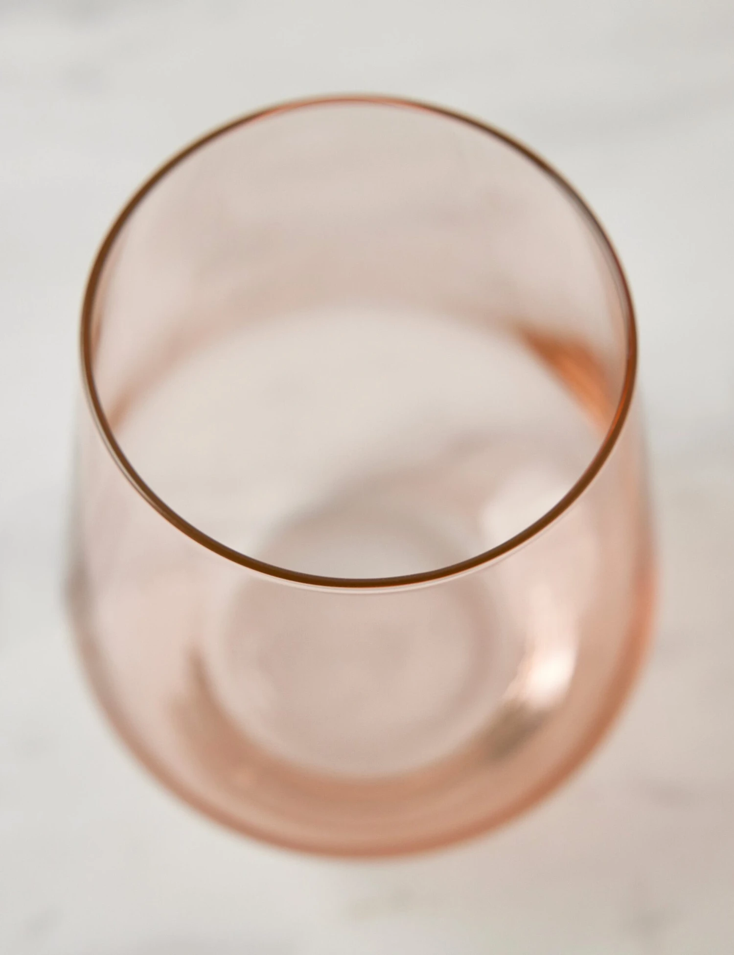Stemless Wine Glass (Set Of 2) By Estelle Colored Glass - Image 11