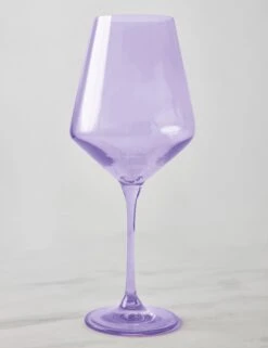 Stemware (Set Of 2) By Estelle Colored Glass -Household Furnishing Store EstelleColoredGlassWineGlass Lav Setof2 7906