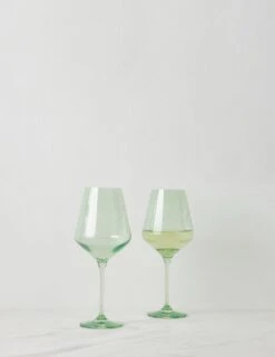 Stemware (Set Of 2) By Estelle Colored Glass -Household Furnishing Store EstelleColoredGlassWineGlass Mint Setof2 7912 d3b9c43f 024a 41bf 8f1d c7f02a4c8582