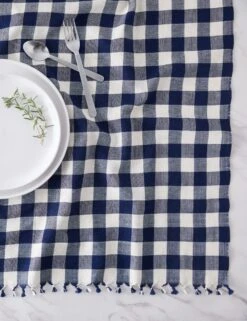 Gingham Tablecloth By Heather Taylor Home 14 Gingham Tablecloth By Heather Taylor Home -Household Furnishing Store Gingham Indigo 15873