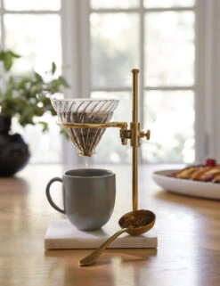 Brass & Marble Pour Over Stand By Farmhouse Pottery -Household Furnishing Store Guest Breakfast 9704 9d94149d 37fa 48e4 95c5 7a850bd4643a