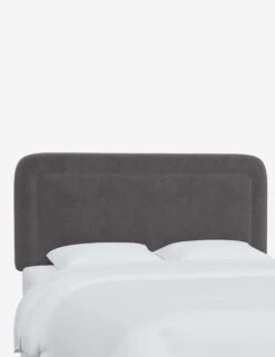 Gwendolyn Headboard -Household Furnishing Store GwendolynHeadboard SteelVelvet 1451FTTNSTL