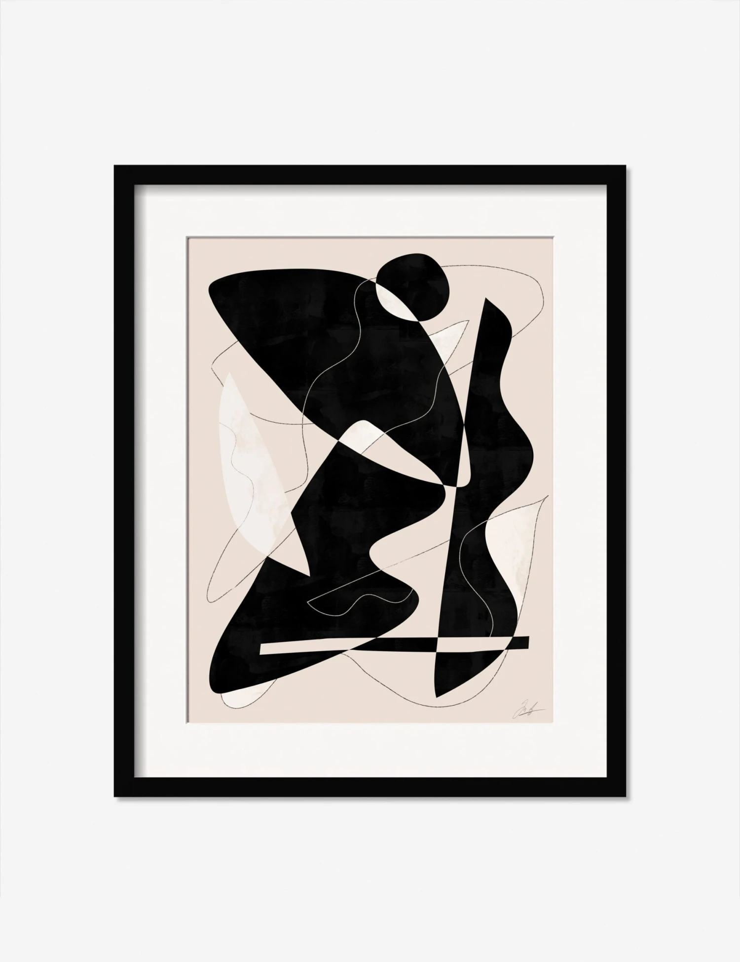 Intricate Black Print By Jan SkácelÃk 1 Intricate Black Print By Jan SkácelÃk