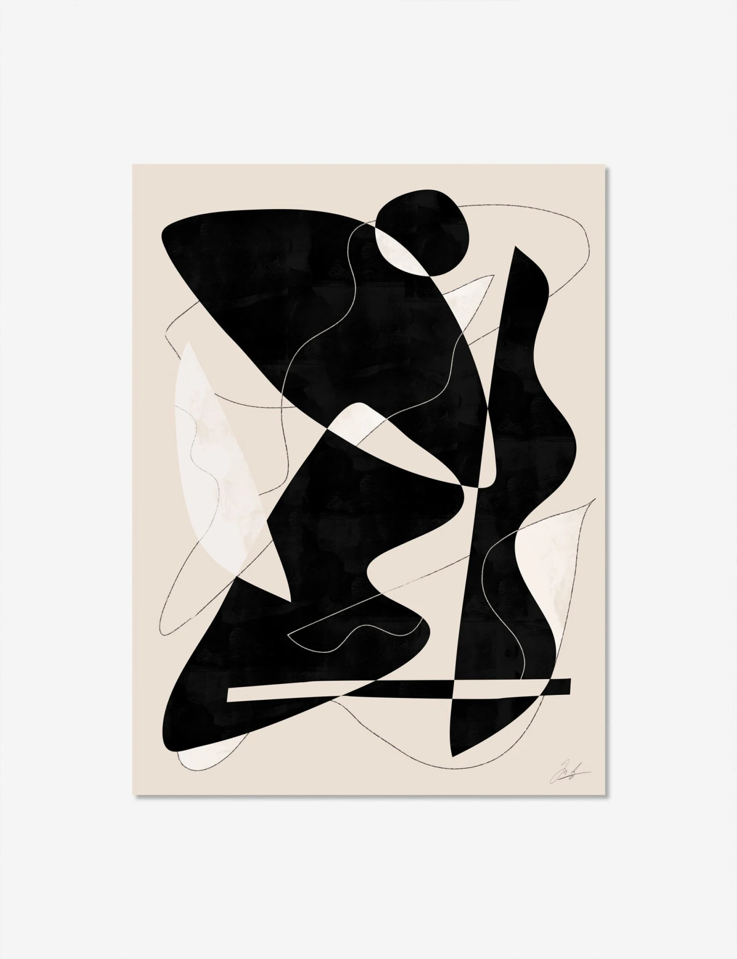 Intricate Black Print By Jan SkácelÃk 2 Intricate Black Print By Jan SkácelÃk - Image 2