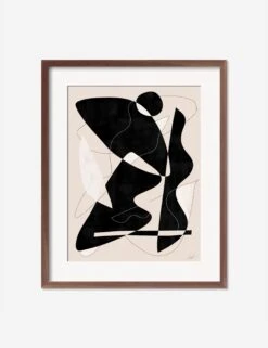 Intricate Black Print By Jan SkácelÃk 13 Intricate Black Print By Jan SkácelÃk -Household Furnishing Store IntricateWalnutFrame