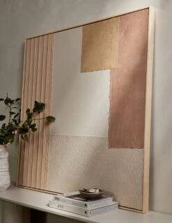 Patchwork Blush Wall Art By Visual Contrast 7 Patchwork Blush Wall Art By Visual Contrast -Household Furnishing Store L0470482 TexturedPaper Blush StuidoLifestyle 16577