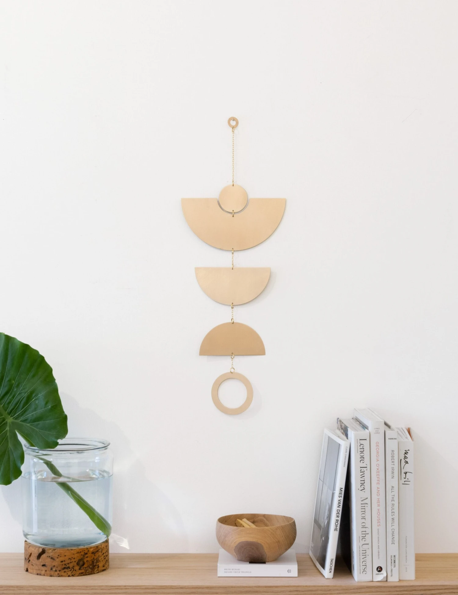 Frond Wall Hanging By Circle & Line 1 Frond Wall Hanging By Circle & Line