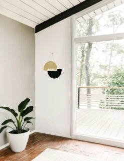 Horizon Wall Hanging By Circle & Line -Household Furnishing Store LG horizon wall black brass 4