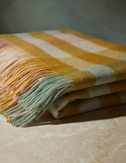 Lambswool Throw By Tartan Blanket Co 25 Lambswool Throw By Tartan Blanket Co -Household Furnishing Store LambswoolThrow PearBlossomCheckbyTartanBlanketCo 16156 Swatch SITECROP