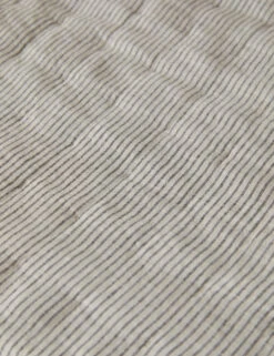 Lammin Linen Quilted Coverlet By Sarah Sherman Samuel 20 Lammin Linen Quilted Coverlet By Sarah Sherman Samuel -Household Furnishing Store LamminLinenCoverlet Black Ivory Queen Full A0656729 010 Product