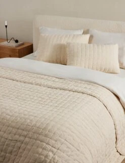 Lammin Linen Quilted Coverlet By Sarah Sherman Samuel 23 Lammin Linen Quilted Coverlet By Sarah Sherman Samuel -Household Furnishing Store LamminLinenCoverlet Goldenrod Queen Full A0656731 879 Product