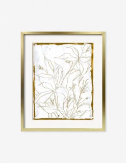 Lilies Wall Art By Laurel-Dawn Latshaw -Household Furnishing Store LaurelDawnLiliesGoldFrame