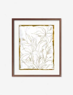 Lilies Wall Art By Laurel-Dawn Latshaw -Household Furnishing Store LaurelDawnLiliesWalnutFrame