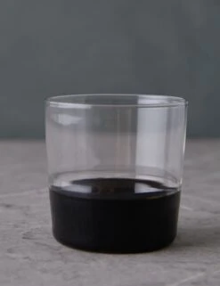 Light Colore Water Tumbler By Ichendorf Milano -Household Furnishing Store LightColoreWaterTumbler BlackandClearbyIchendorfMilano 15755