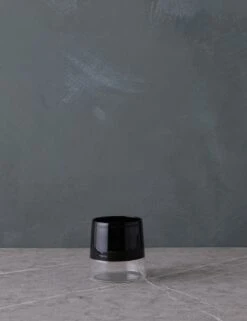 Light Colore Wine Tumbler By Ichendorf Milano -Household Furnishing Store LightColoreWineTumbler ClearandBlackbyIchendorfMilano 15742 1