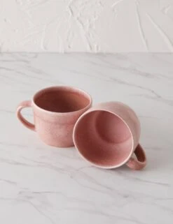 Livia Mug (Set Of 2) By Costa Nova -Household Furnishing Store LiviaMug Setof2 byCasafina Rose L0467326 2228